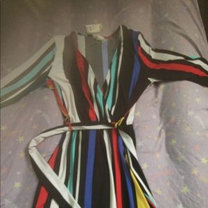 Colorful maxi stretch dress